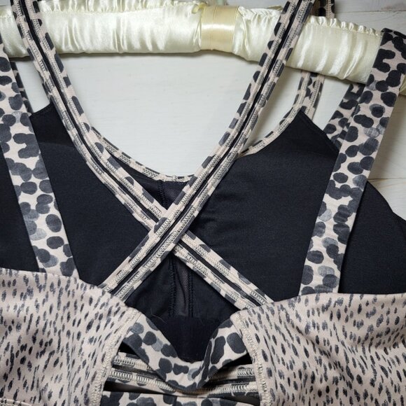 Lululemon Athletica Happy Strappy Leopard Print Tank Top. - Picture 3 of 6
